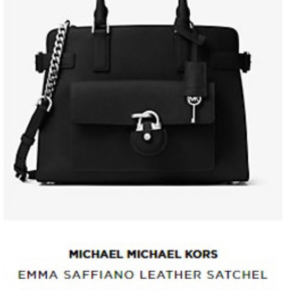 Michael Kors Emma Saffiano Leather Satchel
